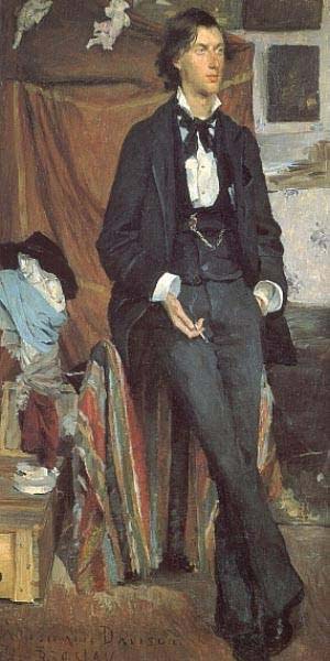 Portrait of Henry Davison, English poet